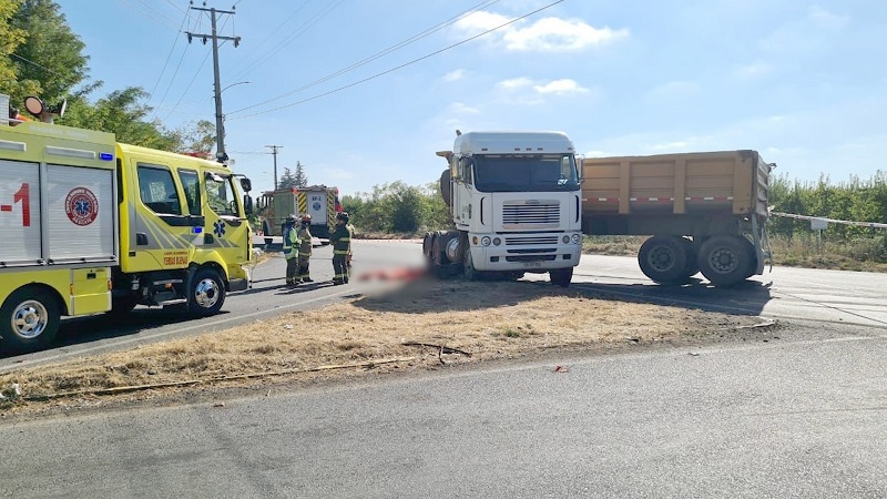 Una menor de edad fallecida en colisión en cruce Yerbas Buenas-Villa Alegre