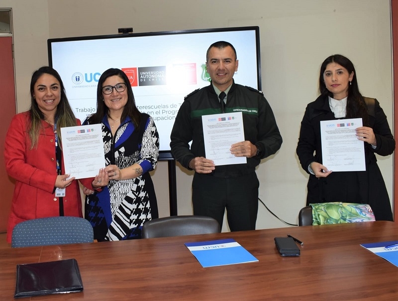 Gendarmería Maule inicia trabajo conjunto con universidades para la reinserción social