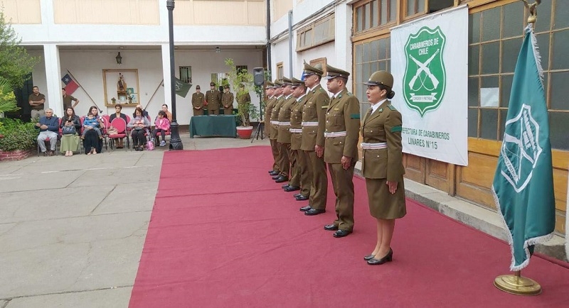 Linares: Realizan ascensos en Comisaría de Carabineros