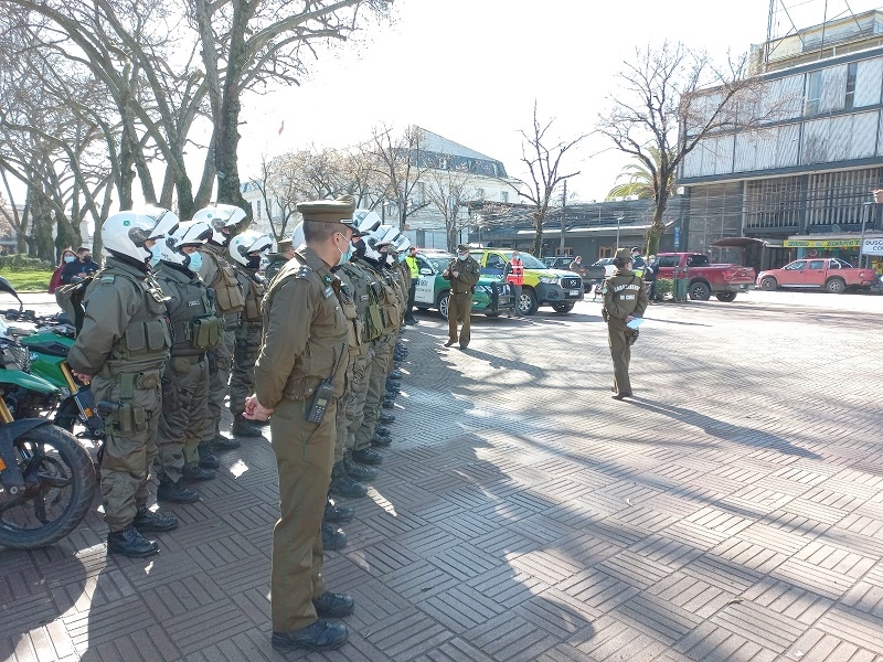 Linares: Carabineros reportó 26 detenidos en fin de semana