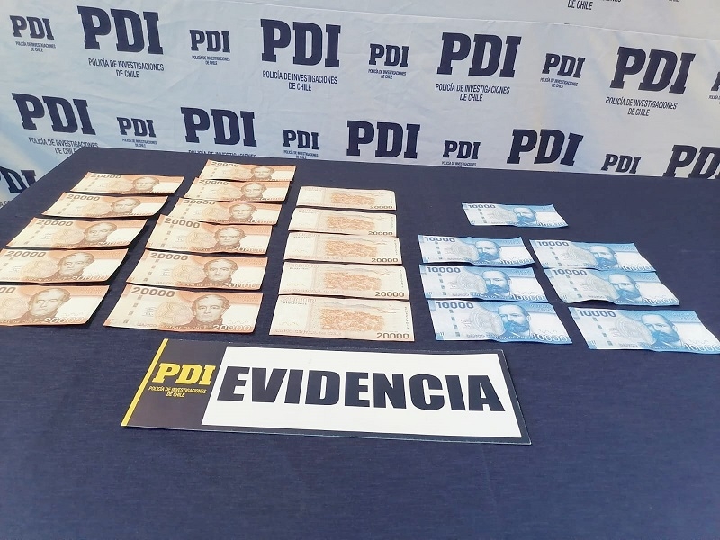  PDI detuvo en Linares a sujeto que compró  consola de videojuegos con billetes falsos