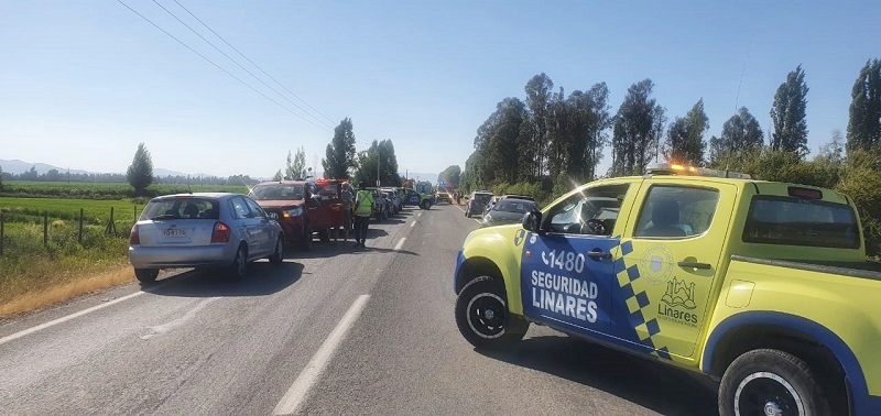 Balance de carabineros en Linares: un fallecido en accidente de tránsito y otro por asfixia en inmersión