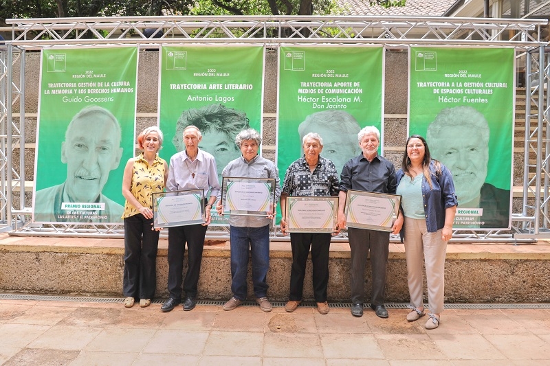 Seremi de las Culturas del Maule entregó los Premios Regionales de Cultura, Arte y Patrimonio 2022