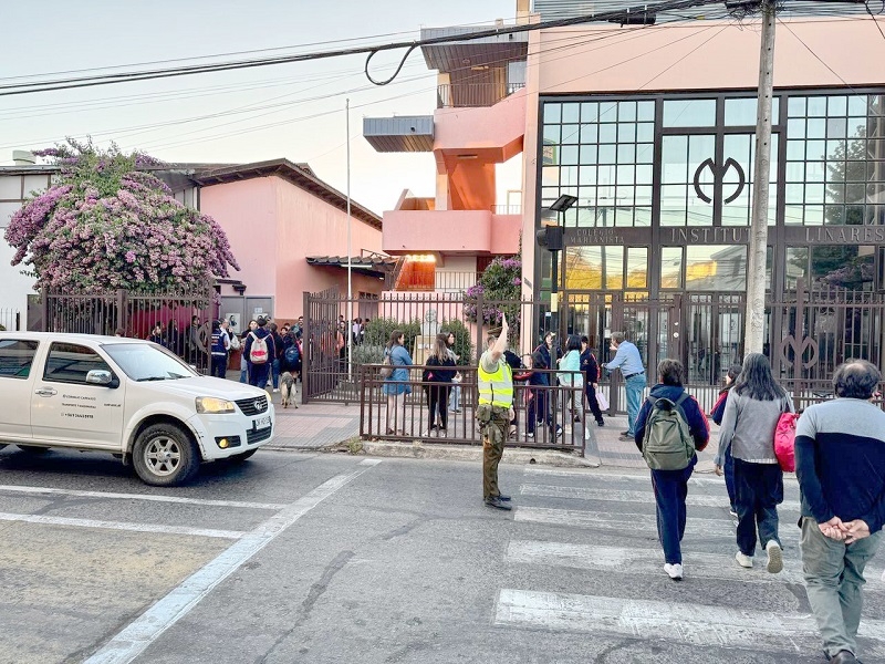 Más de 135 Carabineros reforzaron la seguridad en el retorno escolar en la Región del Maule