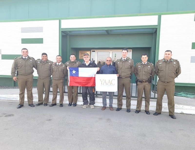 YAAC Linares saludó a Carabineros