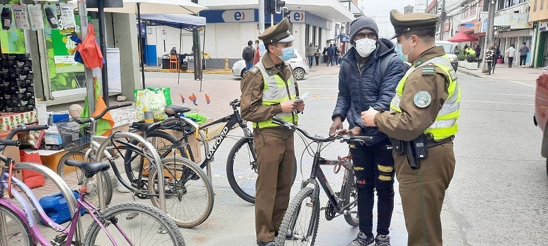 Linares: Carabineros reitera los consejos de seguridad a los ciclistas