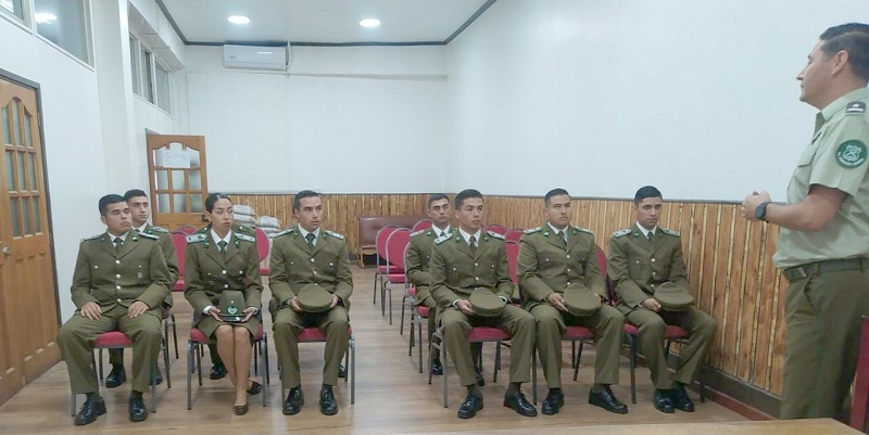 Carabineros alumnos realizan su práctica policial en diferentes unidades del Maule