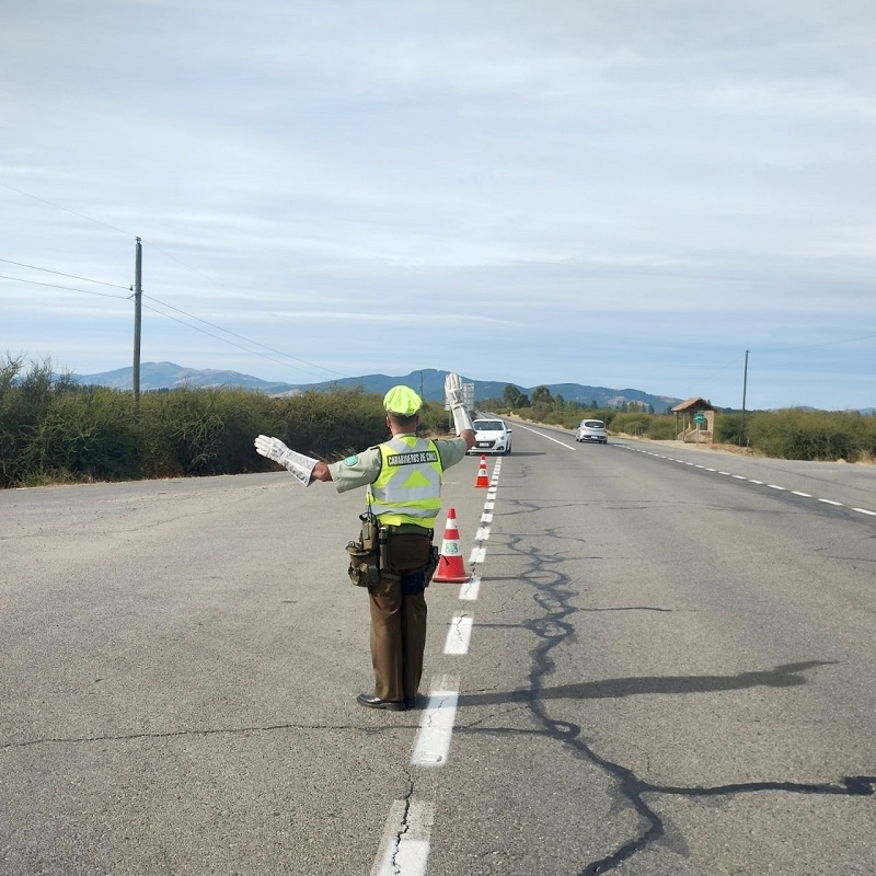 1735 controles de seguridad y prevención realizó Carabineros durante el fin de semana