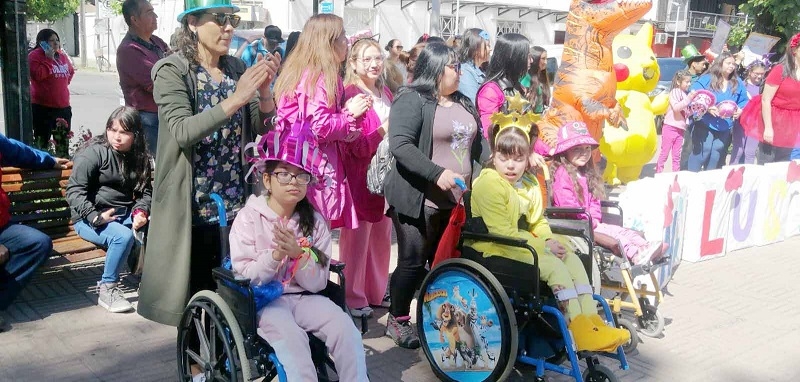 En Linares se realizó Carnaval de la Inclusión
