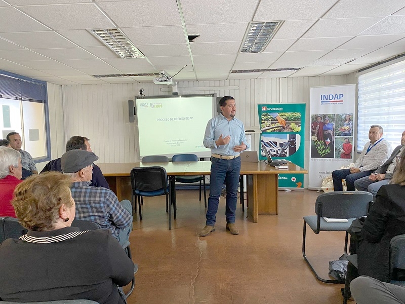 INDAP y BANCOESTADO microempresas realizan jornada para difundir sus instrumentos financieros para la agricultura familiar campesina