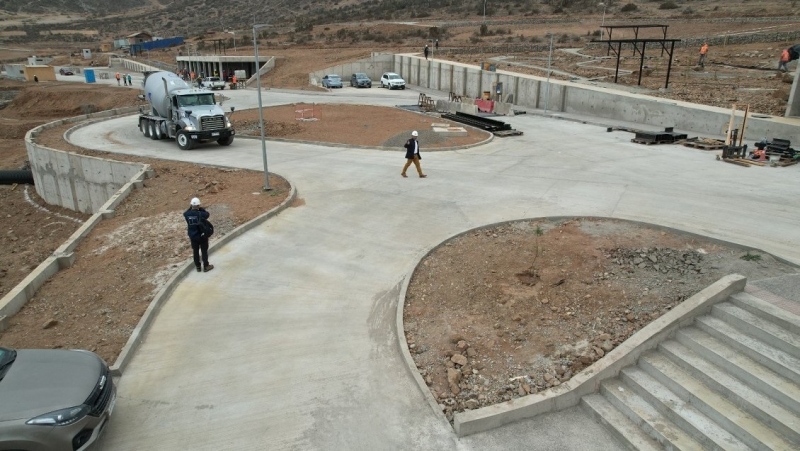 Más del 50% de avance presenta Parque Urbano Cerro Grande en La Serena