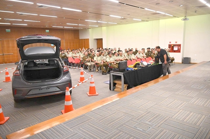  LABOCAR Maule coordinó jornada académica sobre protocolos de seguridad en electromovilidad