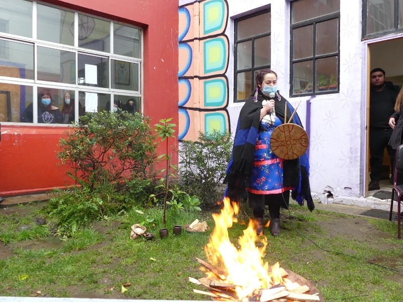 We Tripantu en el Liceo Diego Portales de Linares