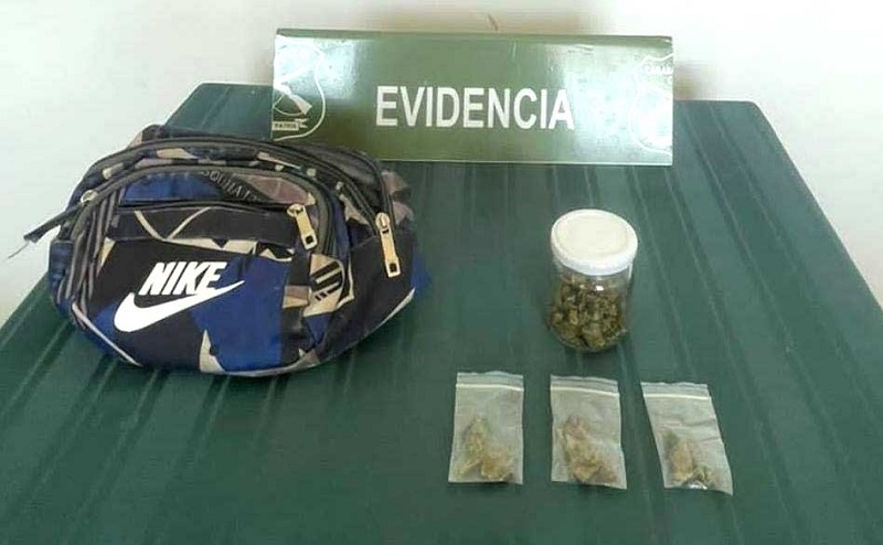 San Javier: Carabineros detuvo a un sujeto por infracción a la ley de drogas en Melozal.