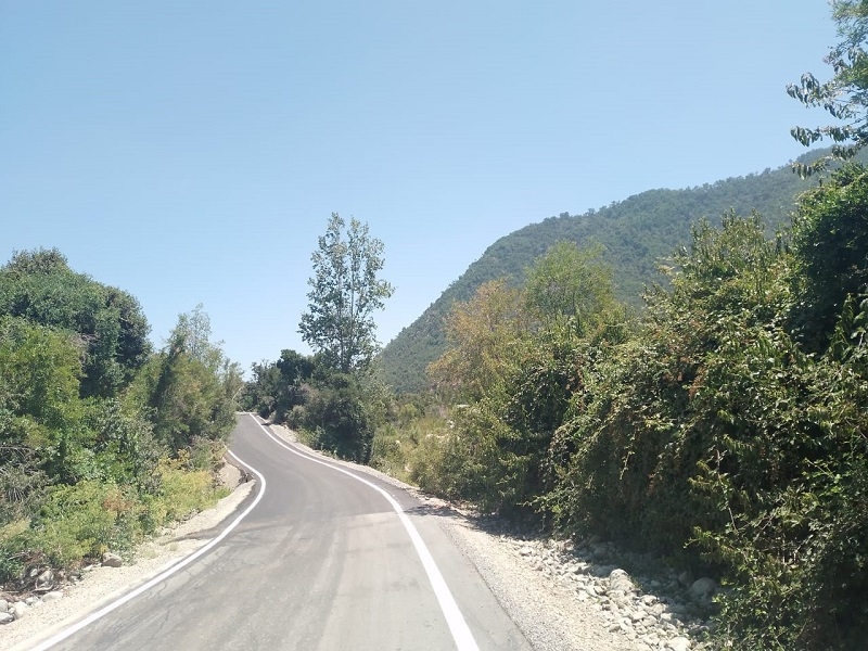 MOP termina pavimentación del camino El Carbonero en la precordillera de Linares