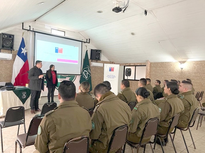 Por tercer año Carabineros del Maule se capacita como agentes preventivos de violencia contra las mujeres