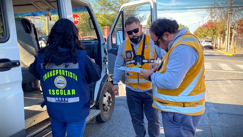 Fiscalizan a transportes escolares de San Javier