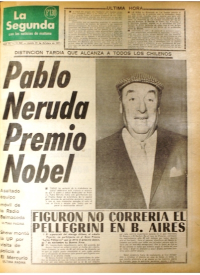  CENTENARIO Y CINCUENTENARIO DE PABLO NERUDA