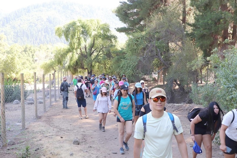 Exitoso tercer encuentro de trekking realizó Municipalidad de Longaví en el sector de Vega Las Casas