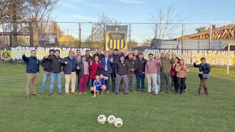 En San Javier inauguran nueva infraestructura para el Club Deportivo Peñarol 