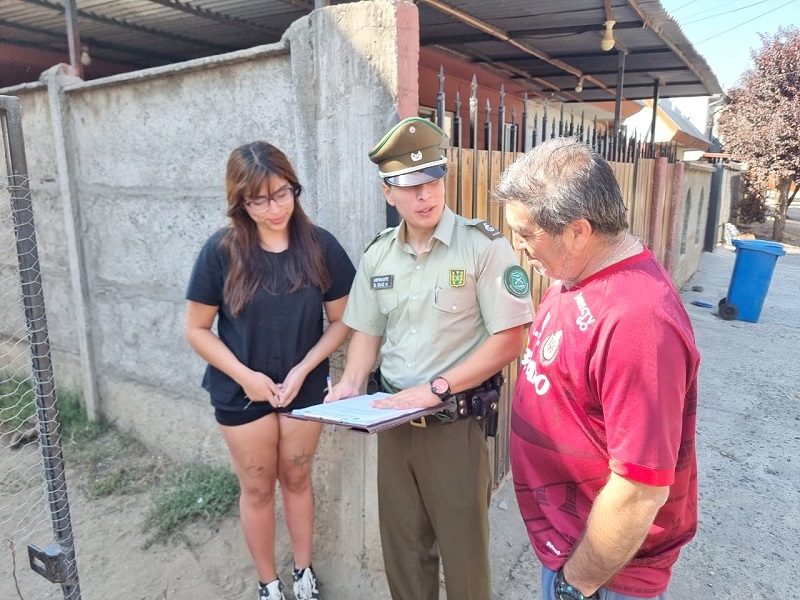 Carabineros de San Javier realiza encuestajes a la comunidad para mejorar los servicios de seguridad.