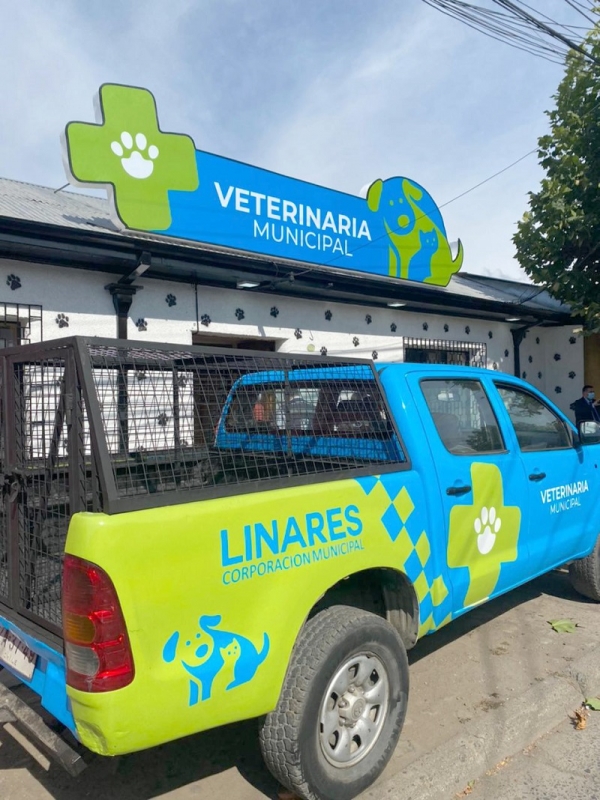 Veterinaria Municipal estará en terreno en la zona urbana de Linares.