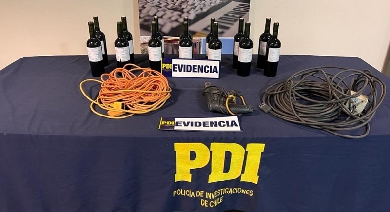 San Javier: PDI detiene a banda criminal como presuntos autores de robos que afectaron a empresa vitivinícola