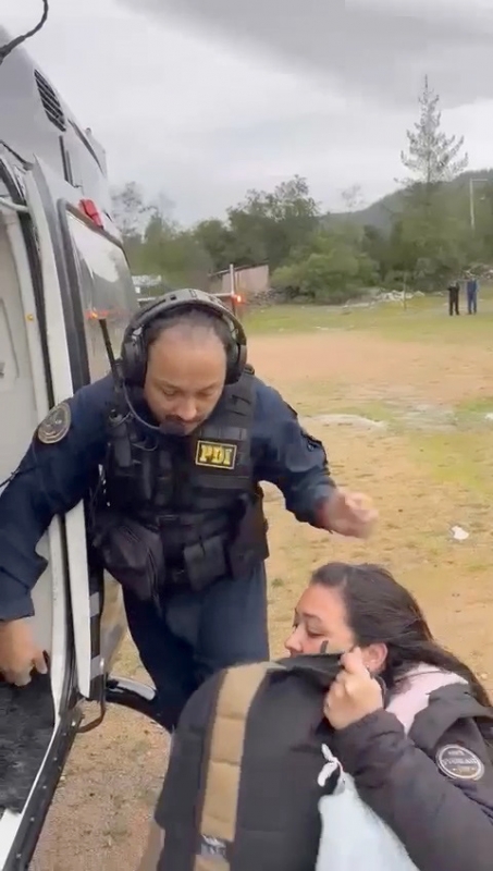 Brigada Aeropolicial de la PDI despliega labores de rescate en sector Pejerrey de Linares