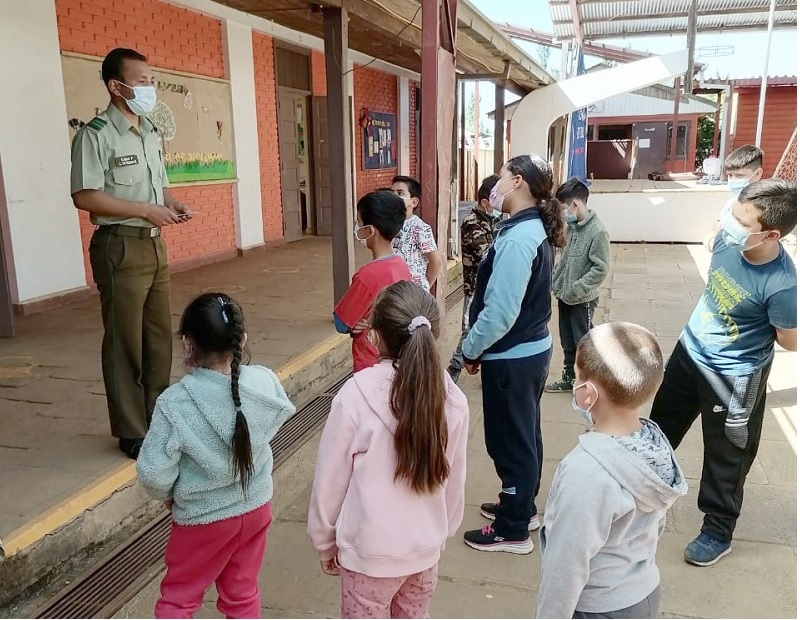 Cauquenes: Carabineros de pocillas realiza campaña “halloween seguro”