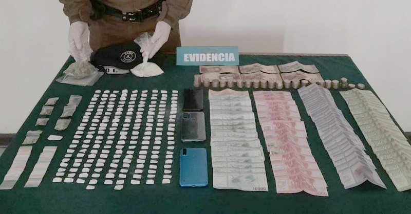 Carabineros detuvo a un sujeto por tráfico de drogas en Linares