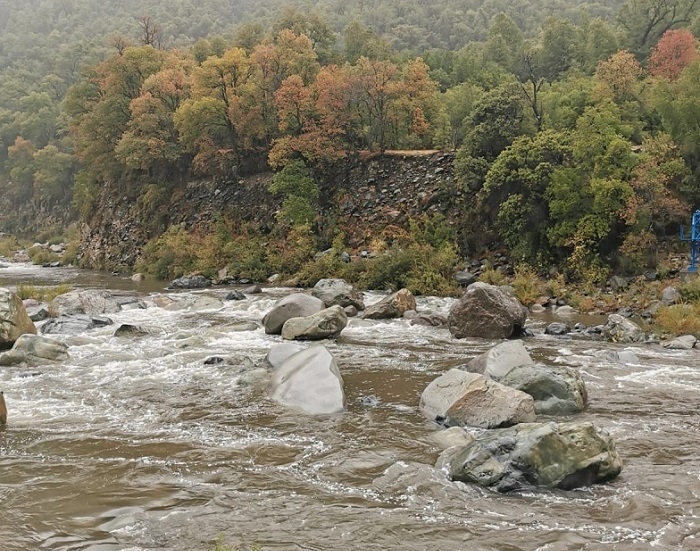  Linares: Lluvias provocaron anegamientos y aumento de caudales de ríos en precordillera