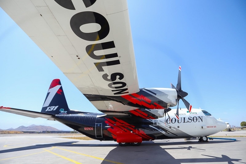 Llegó Avión Hércules C-130 para el combate de incendios forestales