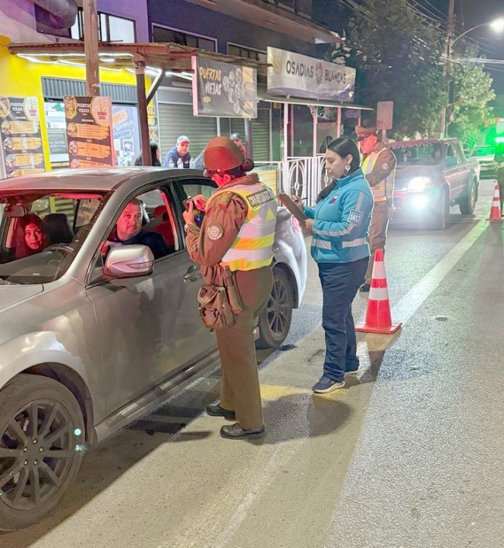 Jefa de la Zona de Carabineros Maule, resaltó labor desplegada durante la contingencia energética