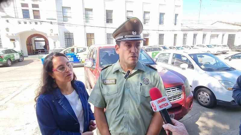 Linares: Delegación Provincial y Carabineros entregan balance policial del fin de semana.