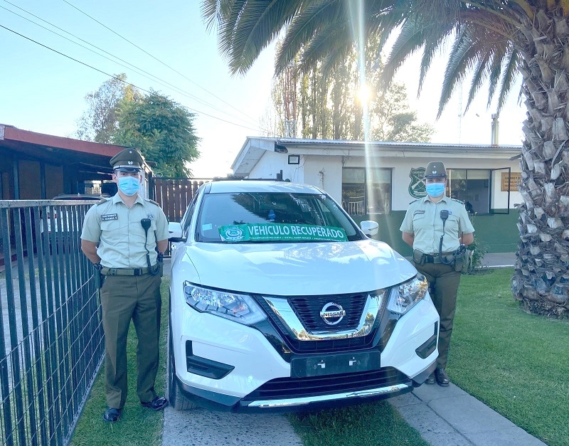 Villa Alegre: Carabineros detuvo a dos sujetos venezolanos por receptación de vehículo