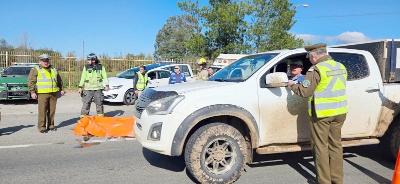 San Javier: con simulacro de accidente llaman a la prevención al conducir en Fiestas Patrias