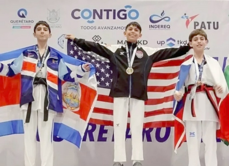 Taekwondistas maulinos obtuvieron bronce en Panamericano juvenil en Querétaro