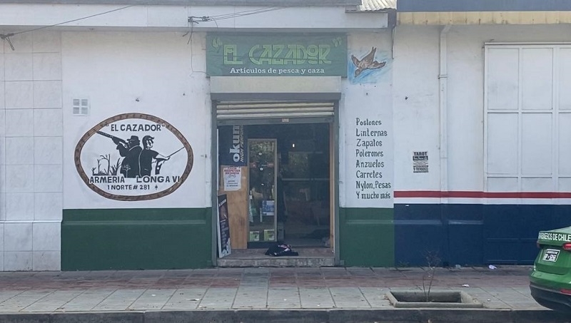 Longaví: Investigan robo en Armería “El Cazador”