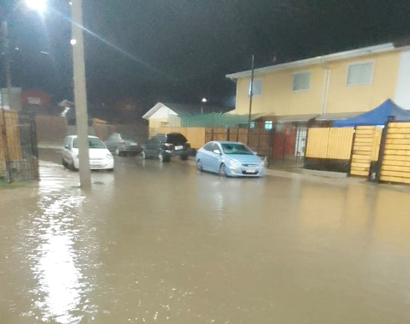 Linares: inundaciones deja frente de lluvias