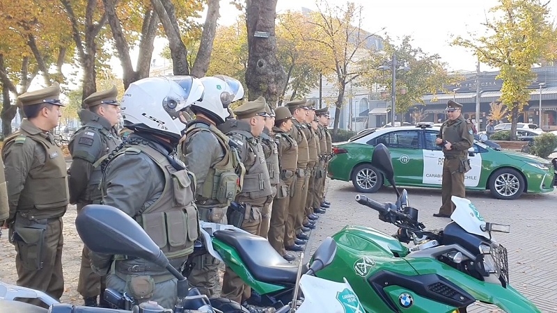 Balance de Carabineros de Linares indica 19 detenidos el fin de semana