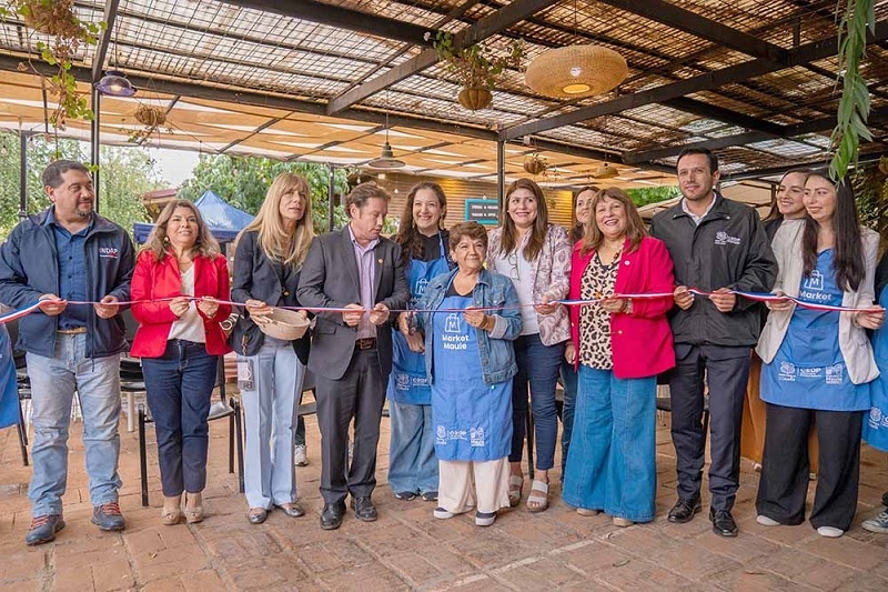  Gobernador Pedro Pablo Álvarez-Salamanca  inauguró  Expo Market Maule 8 M junto a emprendedoras