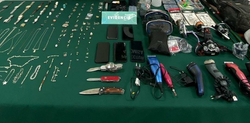  Carabineros detuvo a sujeto por su participación en diversos delitos de robo de joyas y otros accesorios en Cauquenes