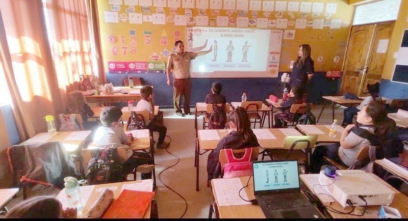 Villa Alegre: realizan charlas educativas sobre convivencia vial