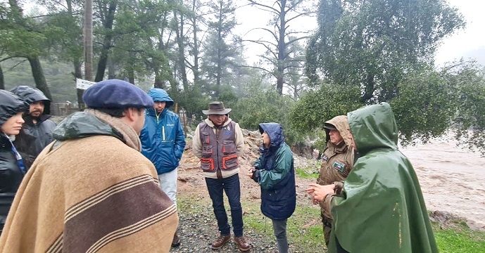 Seremi de Agricultura acompañó a Junta de Vigilancia de río Ancoa en revisión de su sistema de riego