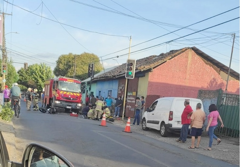 _Motociclista grave tras colisión a alta energía