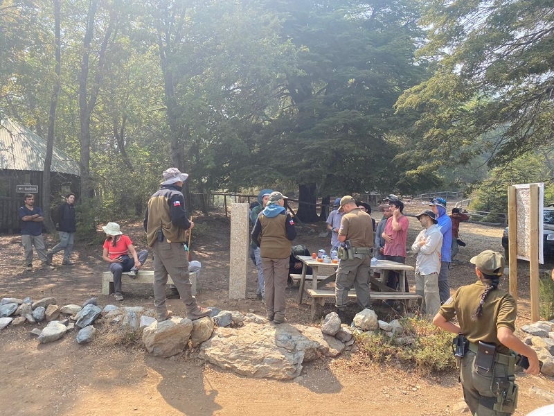 16 PERSONAS EXPULSADAS TRAS INGRESAR ILEGALMENTE A LA RESERVA NACIONAL ALTOS DE LIRCAY.