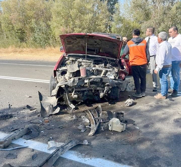 2 FALLECIDOS EN COLISIÓN FRONTAL EN RUTA SAN JAVIER - CAUQUENES