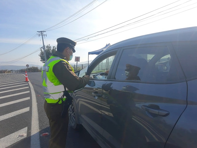 Carabineros de la Siat Talca entrega recomendaciones por fin de semana largo