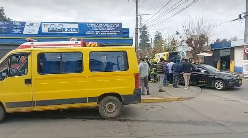 Linares: 2 accidentes de tránsito movilizaron a bomberos