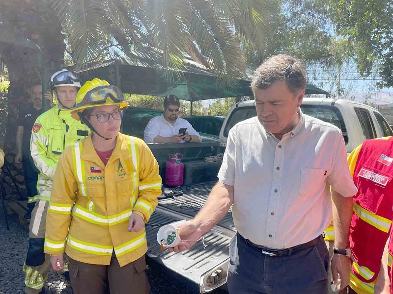 Ministerio de Agricultura colabora con España, Holanda y Argentina en prevención y combate de incendios forestales 